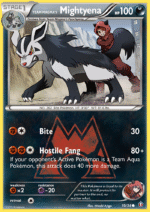 Team Magma's Mightyena (019/34)