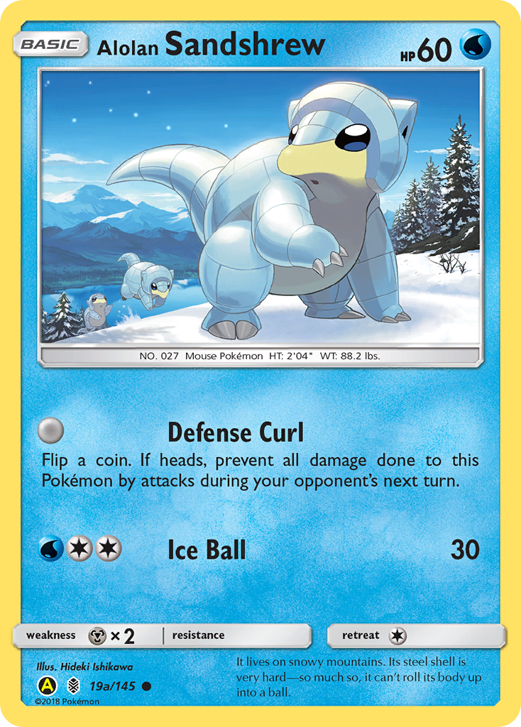 Alolan Sandshrew (019/145)