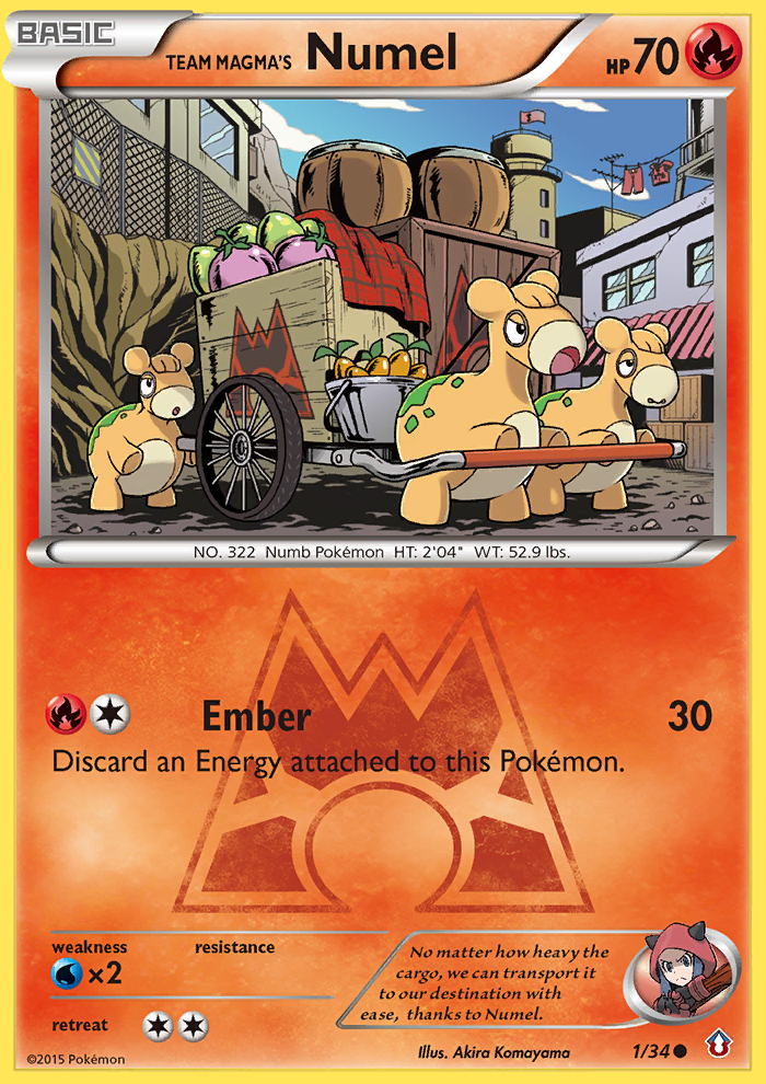 Team Magma's Numel (001/34)