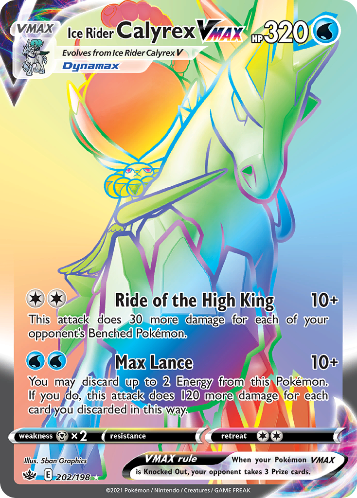Ice Rider Calyrex VMAX (202/198)