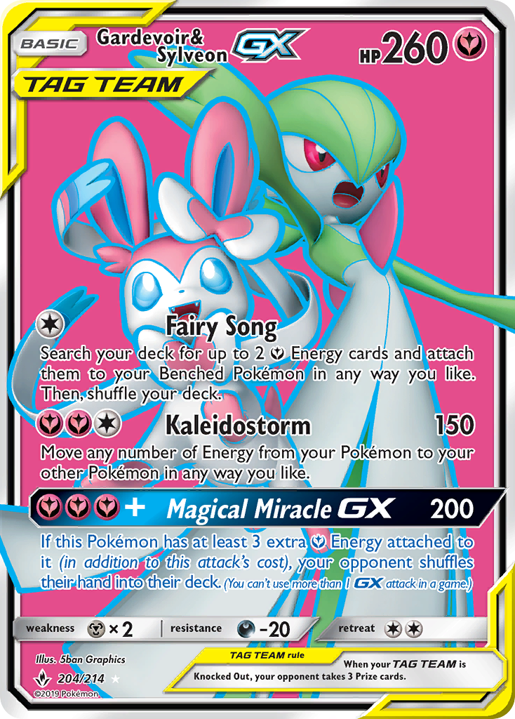 Gardevoir & Sylveon-GX (204/214)