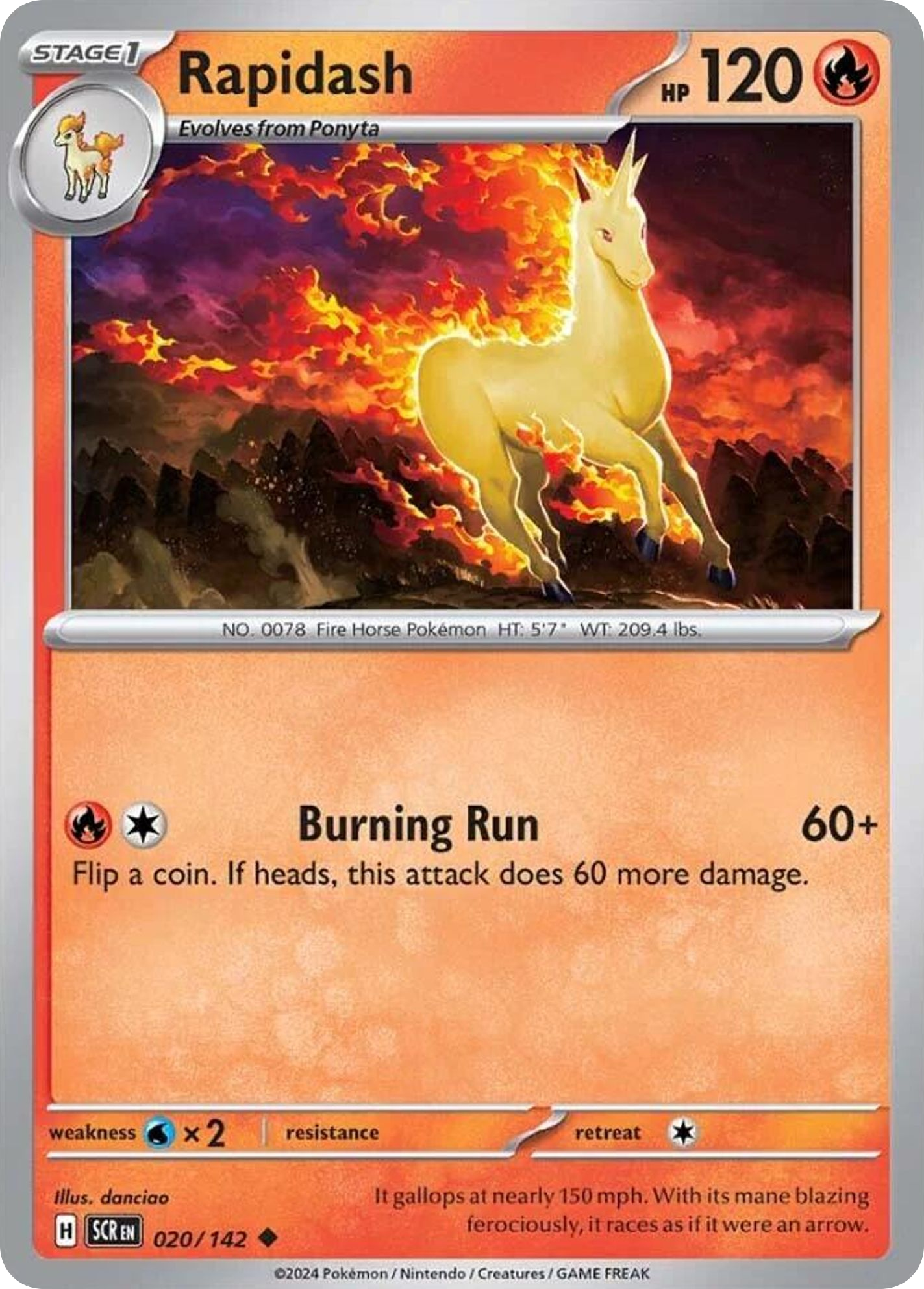 Rapidash (020/142)