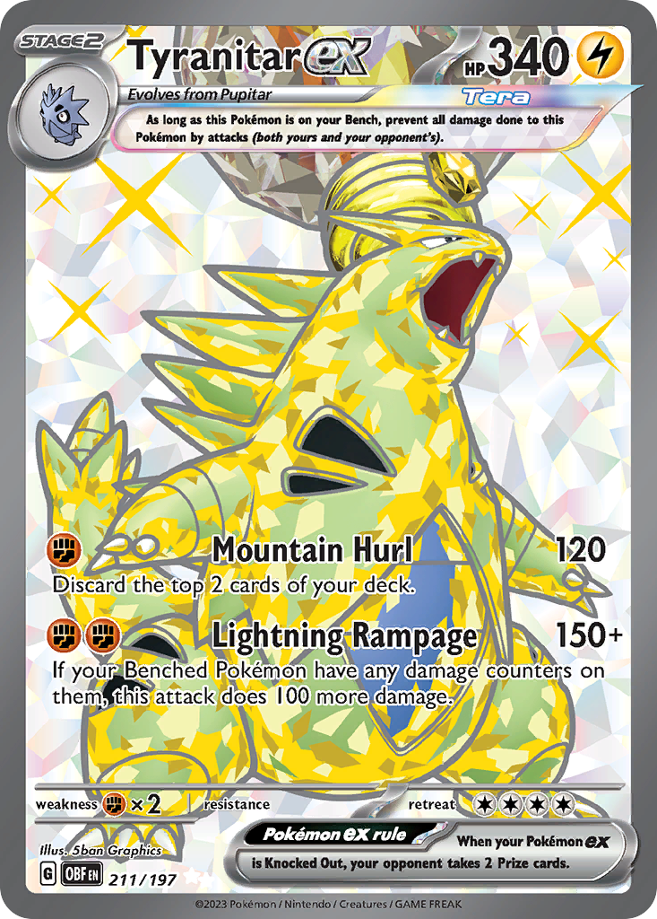 Tyranitar ex (211/197)