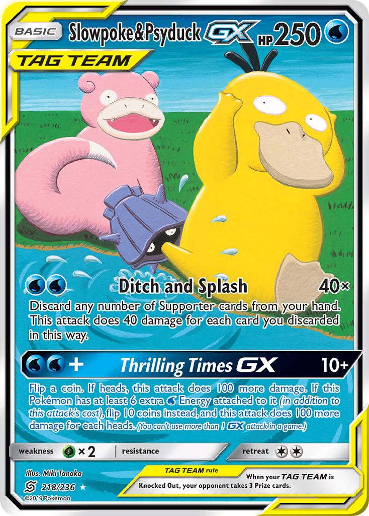 Slowpoke & Psyduck-GX (218/236)