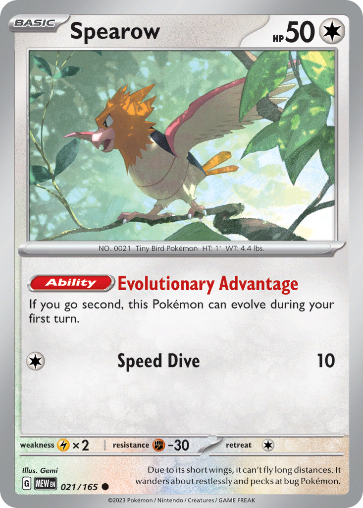 Spearow (021/165)