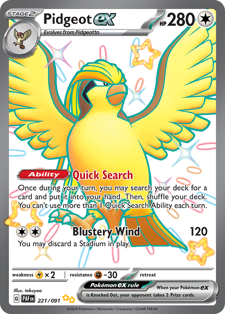 Pidgeot ex (221/91)