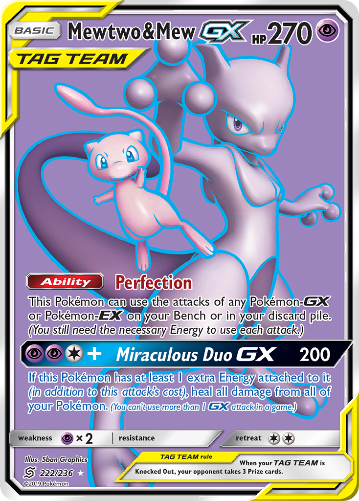 Mewtwo & Mew-GX (222/236)