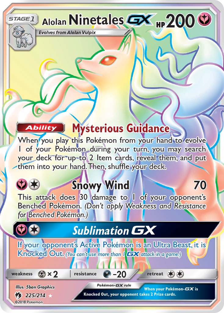 Alolan Ninetales-GX (225/214)
