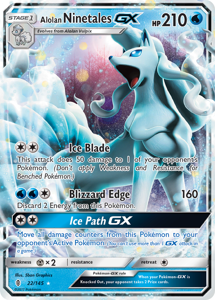 Alolan Ninetales-GX (022/145)