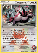 Team Magma's Zangoose (022/34)