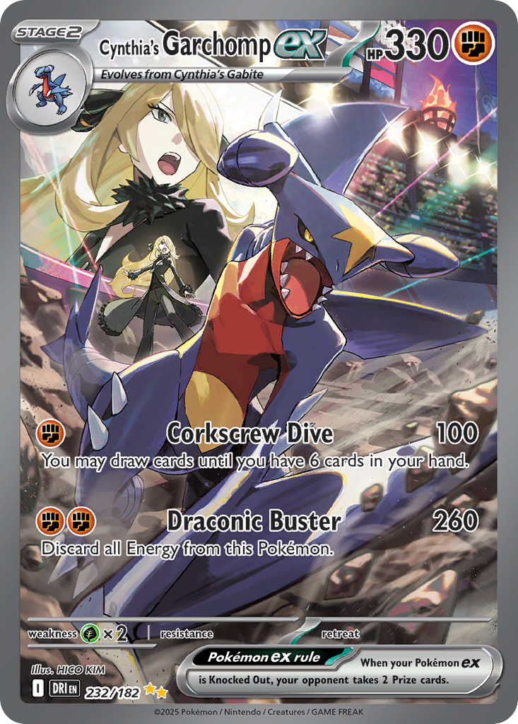 Cynthia's Garchomp ex (232/182)
