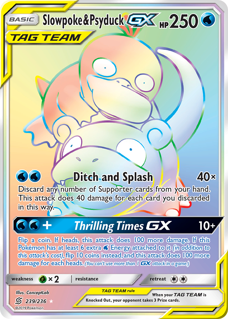 Slowpoke & Psyduck-GX (239/236)