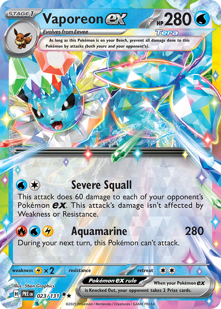 Vaporeon ex (023/131)