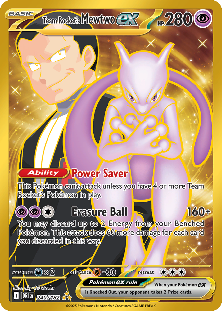 Team Rocket's Mewtwo ex (240/182)