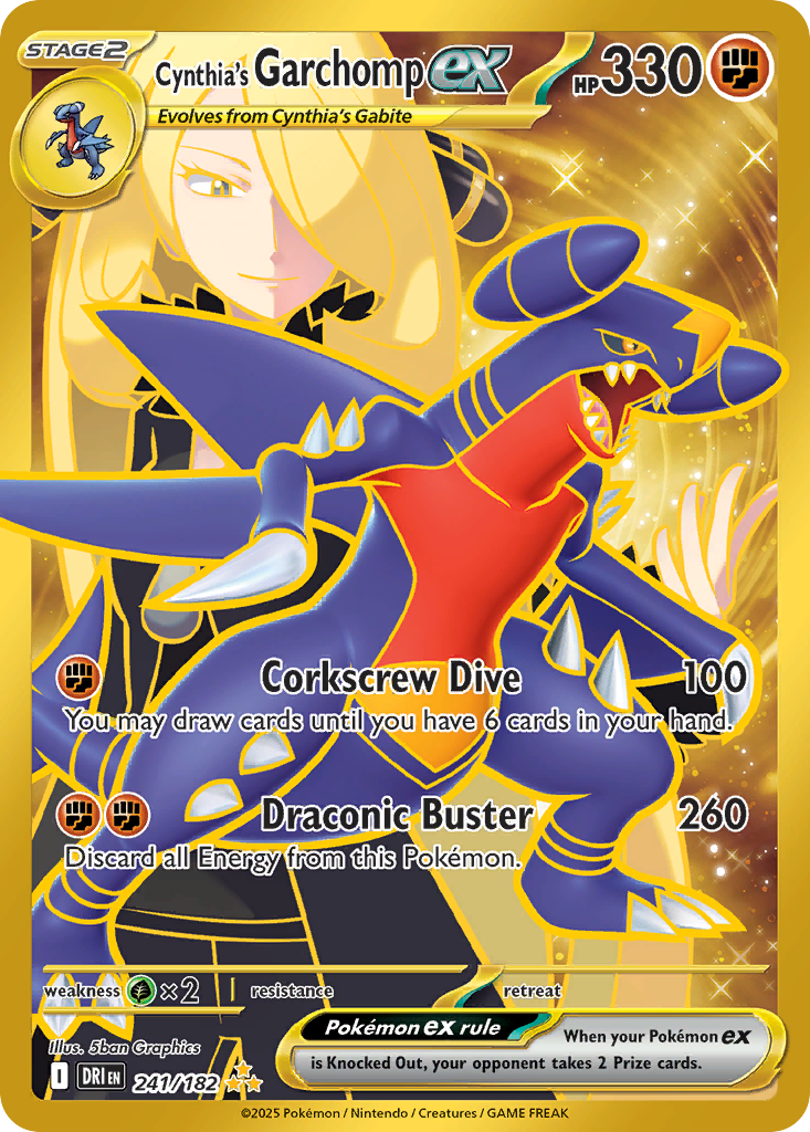 Cynthia's Garchomp ex (241/182)