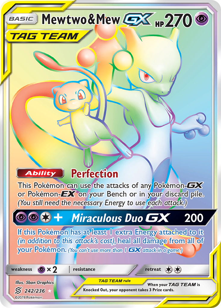 Mewtwo & Mew-GX (242/236)
