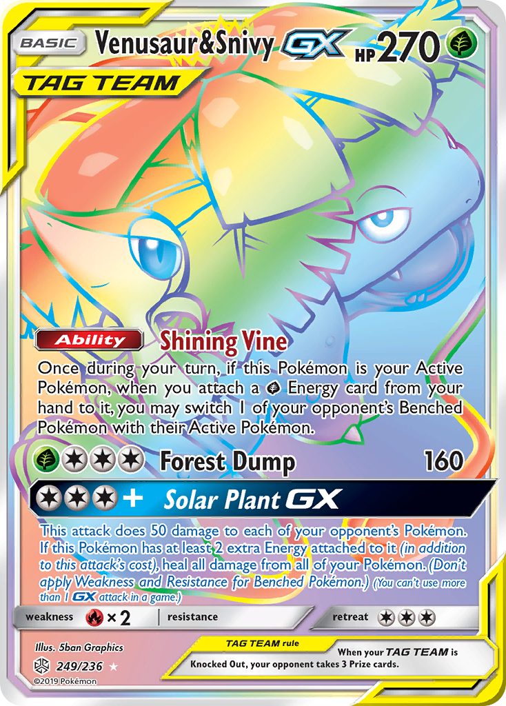 Venusaur & Snivy-GX (249/236)