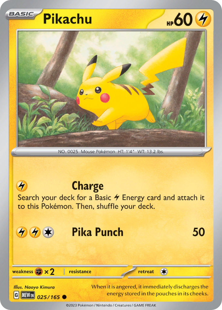 Pikachu (025/165)