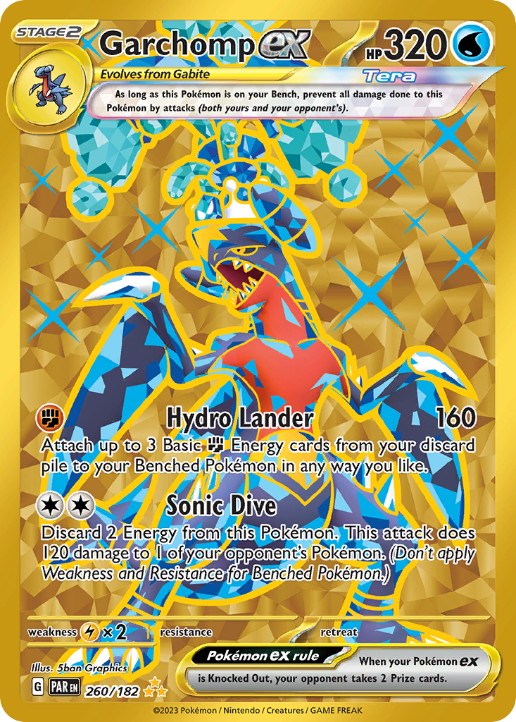 Garchomp ex (260/182)