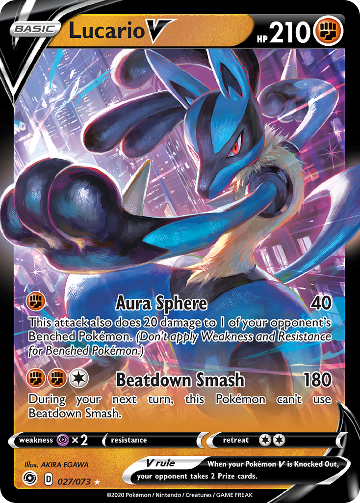 Lucario V (027/73)