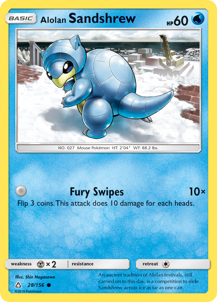 Alolan Sandshrew (028/156)