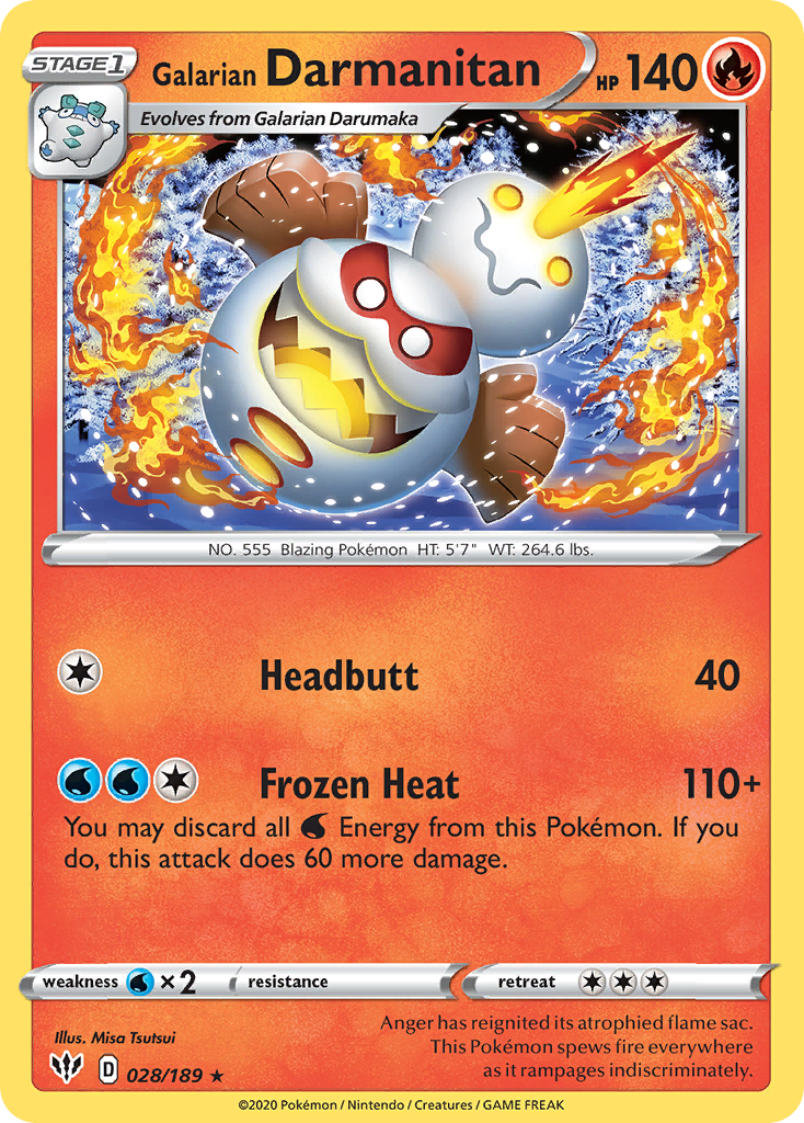Galarian Darmanitan (028/189)