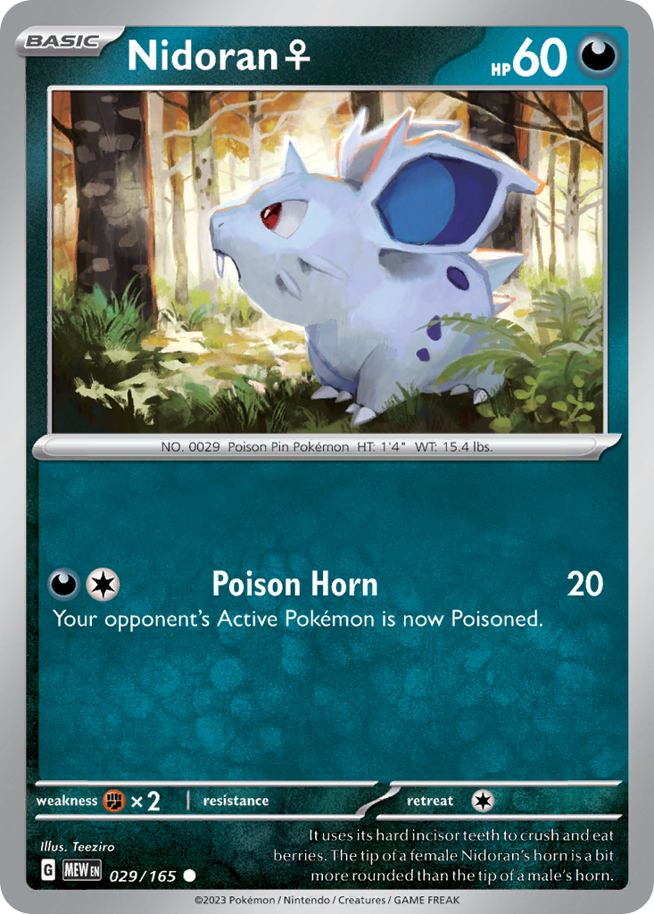 Nidoran ♀ (029/165)