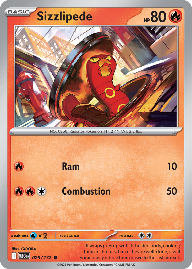 Sizzlipede (029/132)