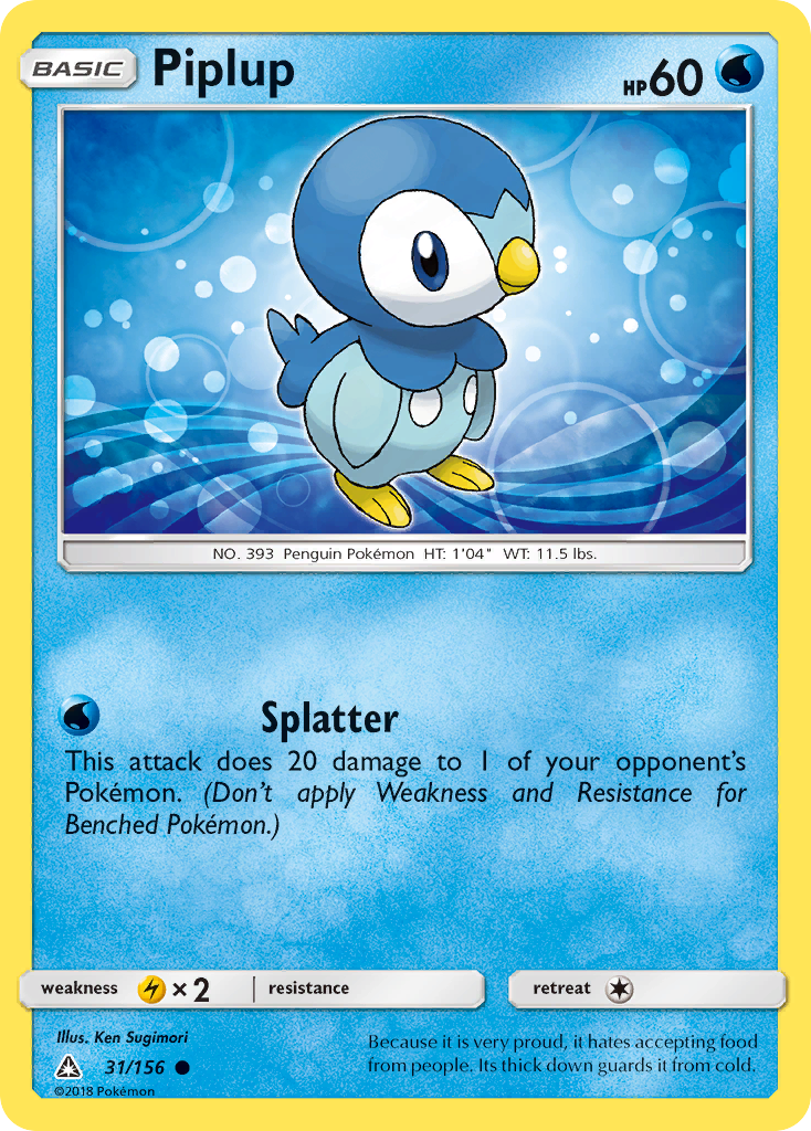 Piplup (031/156)