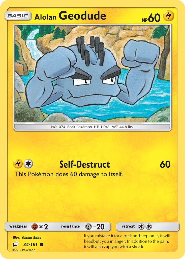 Alolan Geodude (034/181)