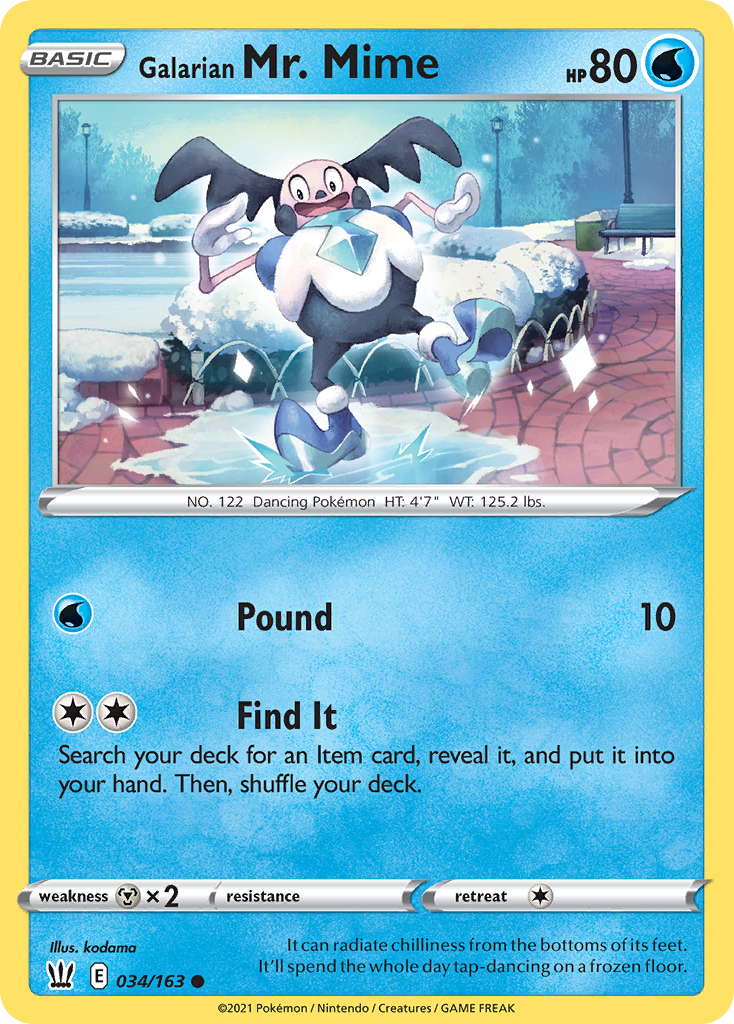 Galarian Mr. Mime (034/163)