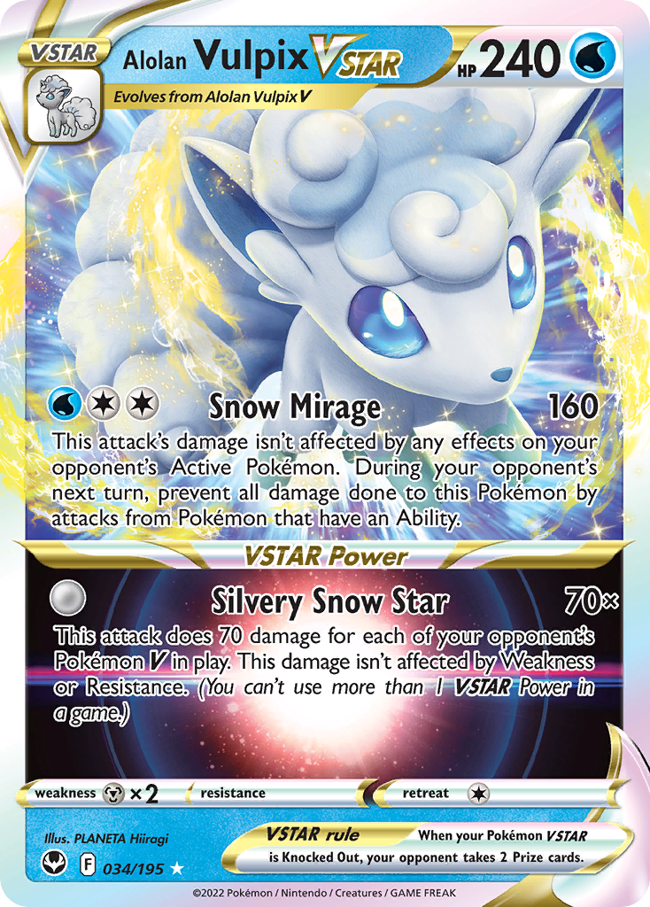 Alolan Vulpix VSTAR (034/195)