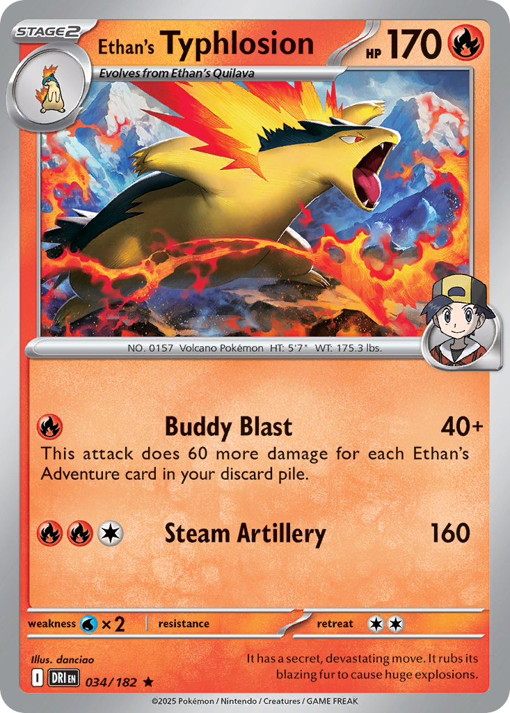 Ethan's Typhlosion (034/182)