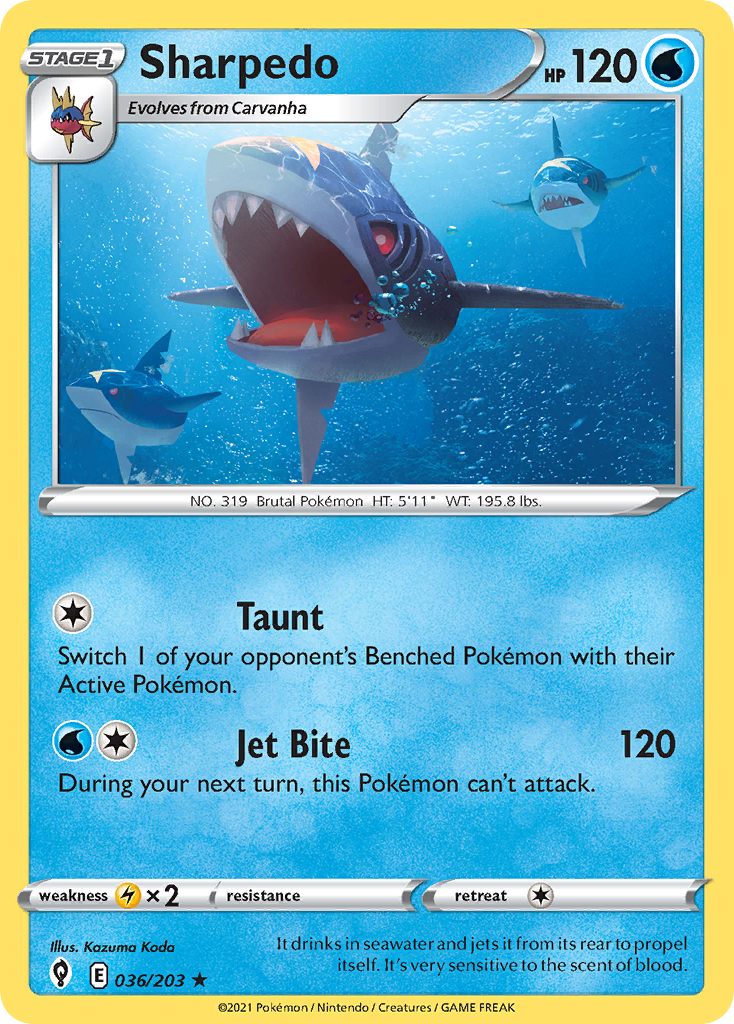 Sharpedo (036/203)