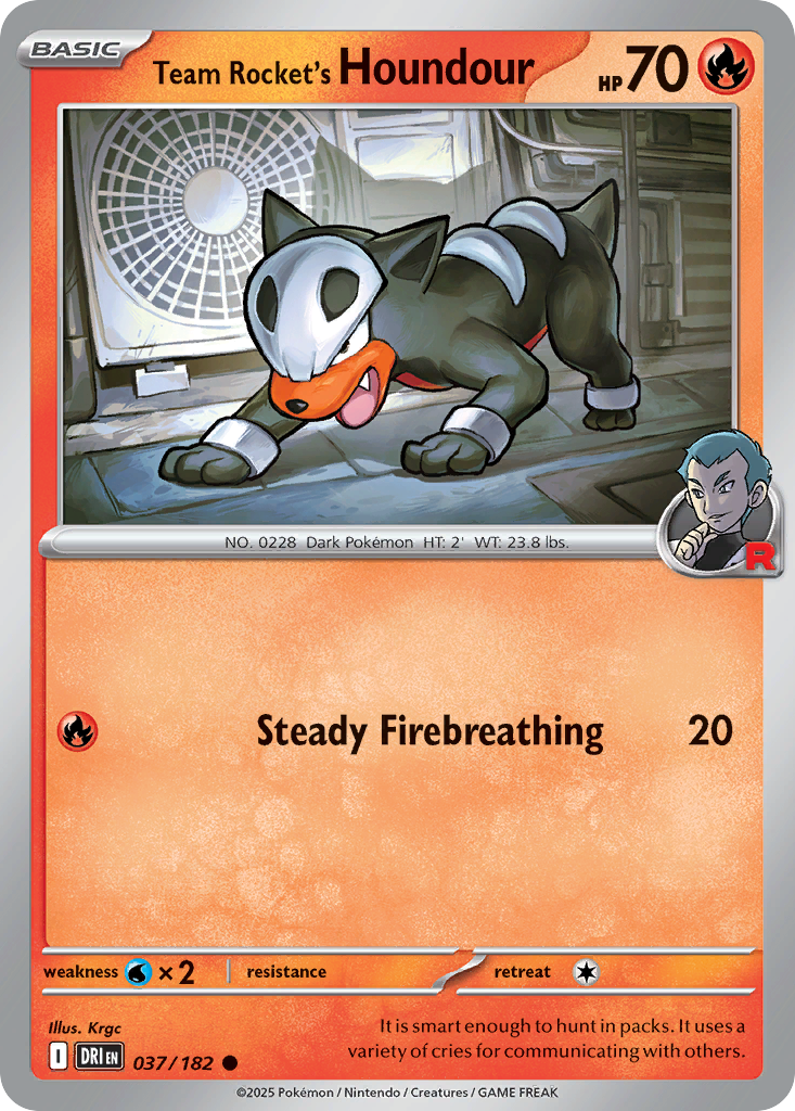 Team Rocket's Houndour (037/182)