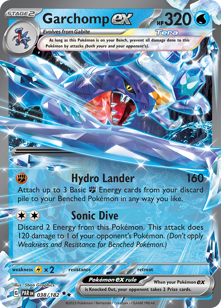 Garchomp ex (038/182)