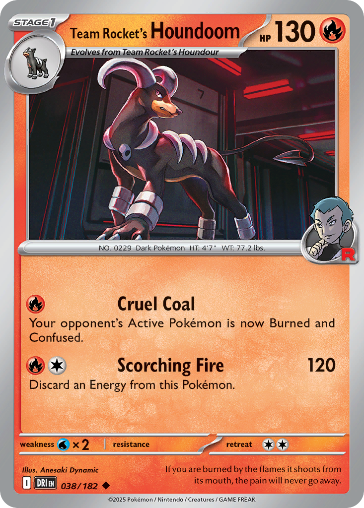 Team Rocket's Houndoom (038/182)