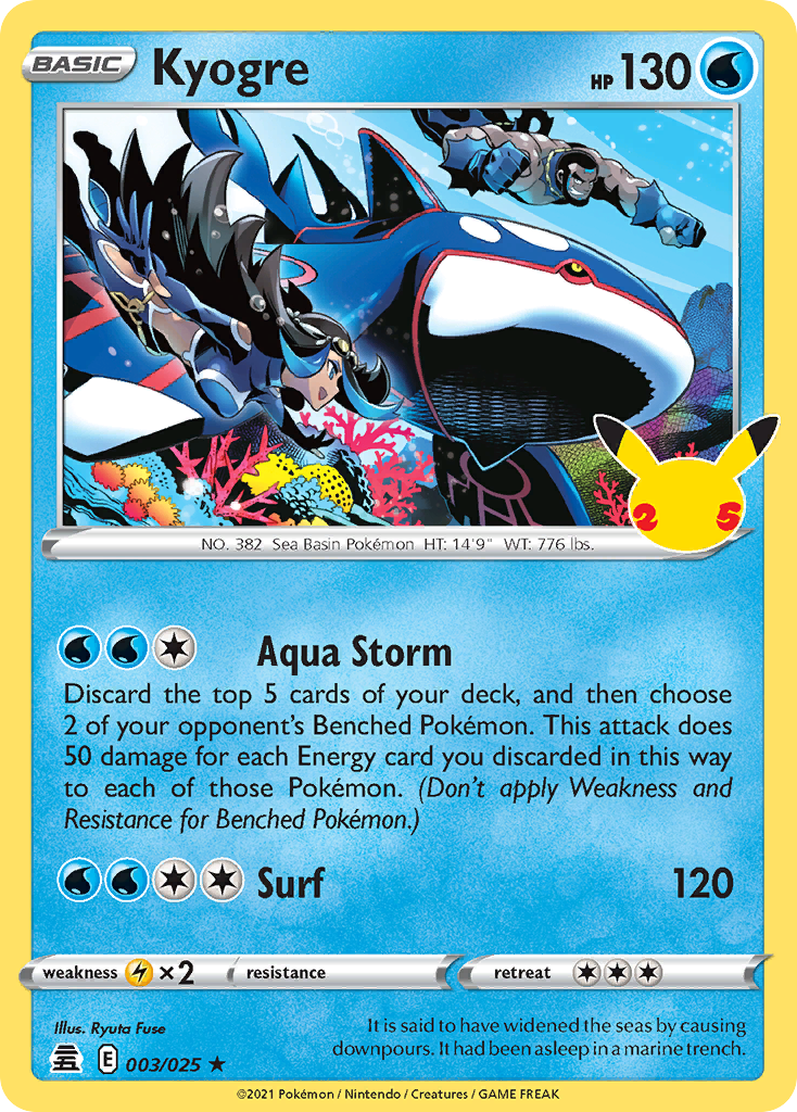 Kyogre (003/25)