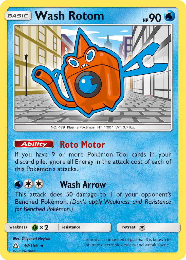 Wash Rotom (040/156)