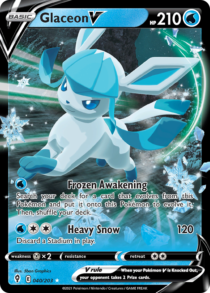 Glaceon V (040/203)