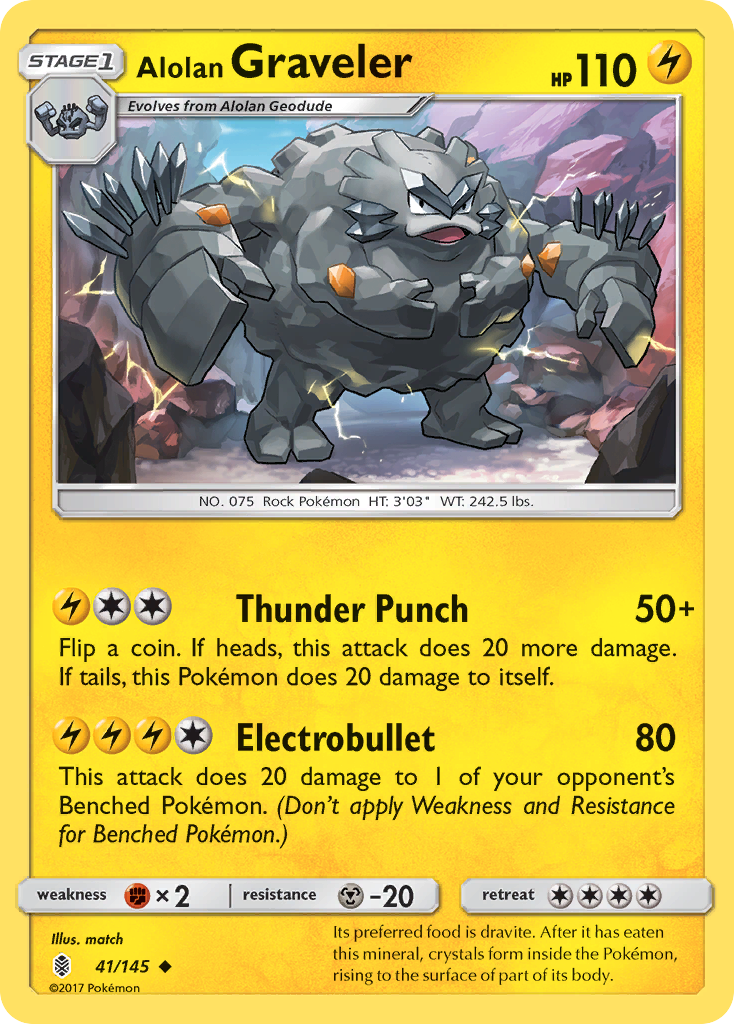 Alolan Graveler (041/145)
