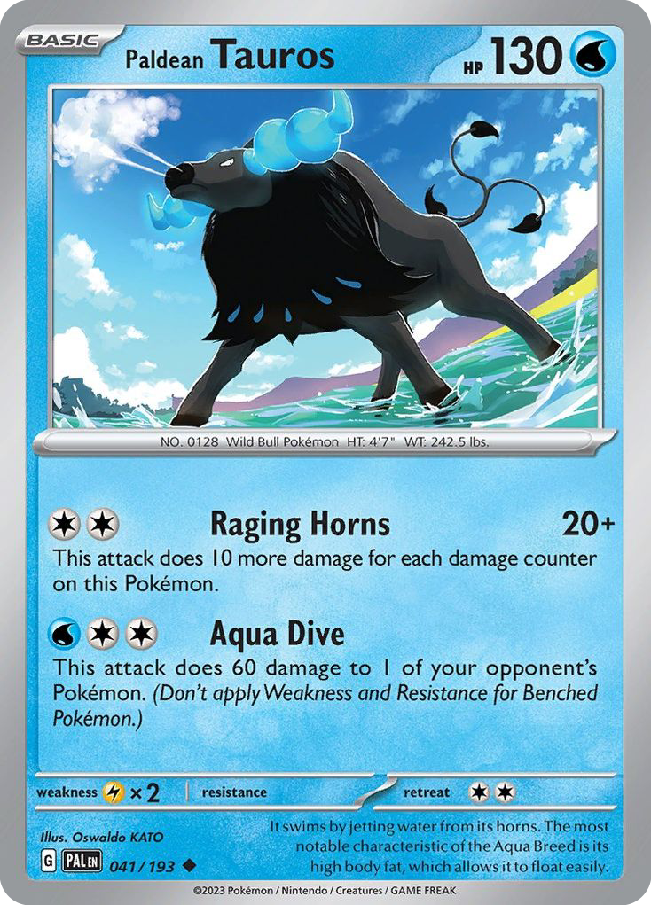 Paldean Tauros (041/193)