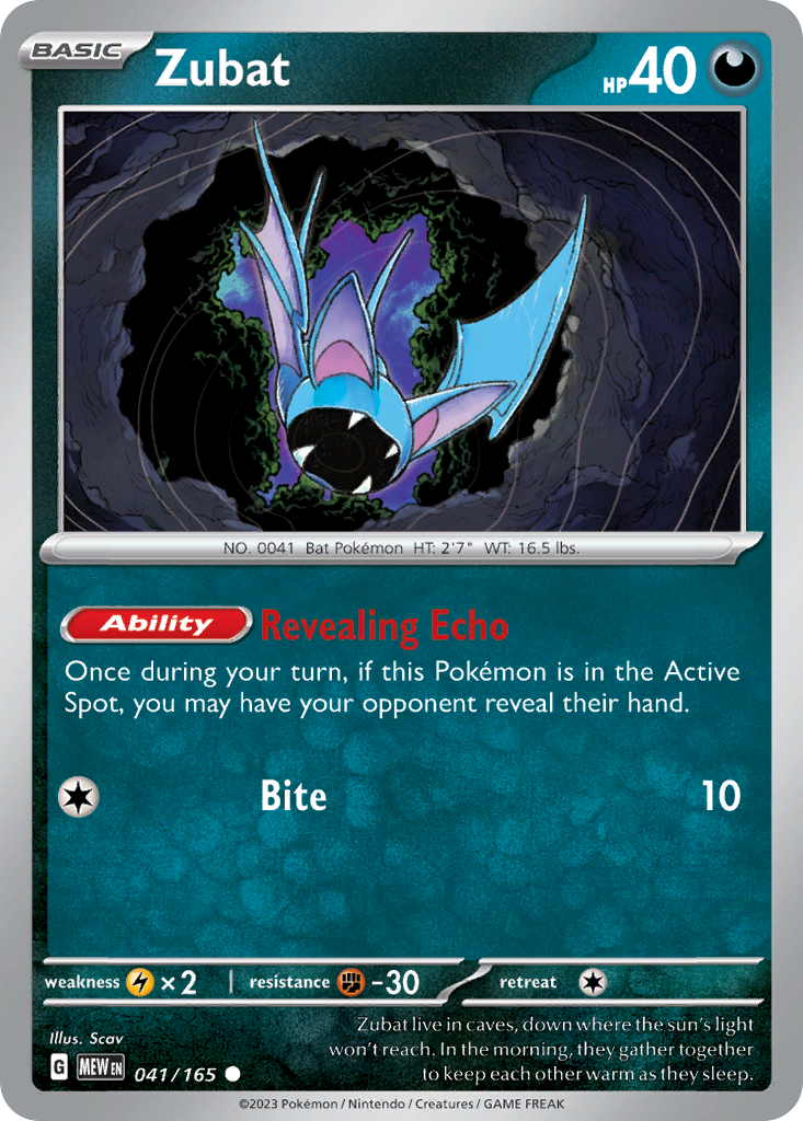 Zubat (041/165)