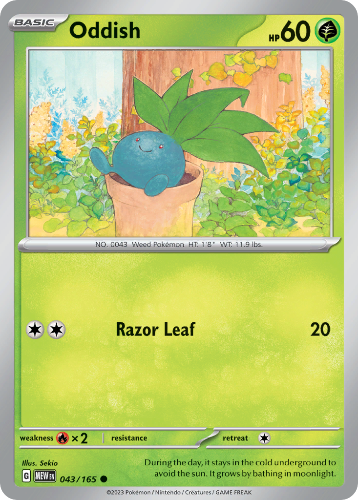 Oddish (043/165)