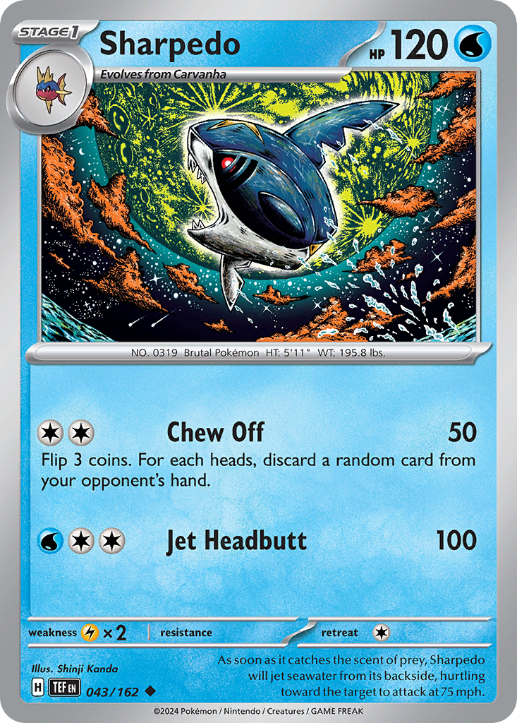 Sharpedo (043/162)