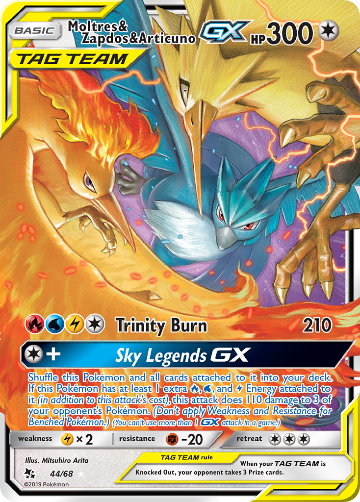 Moltres & Zapdos & Articuno-GX (044/68)