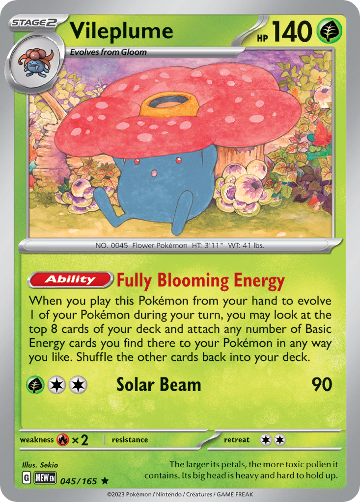 Vileplume (045/165)