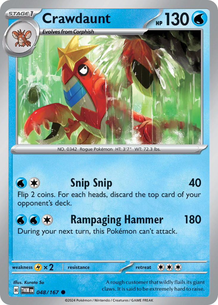 Crawdaunt (048/167)