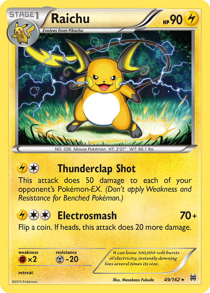 Raichu (049/162)
