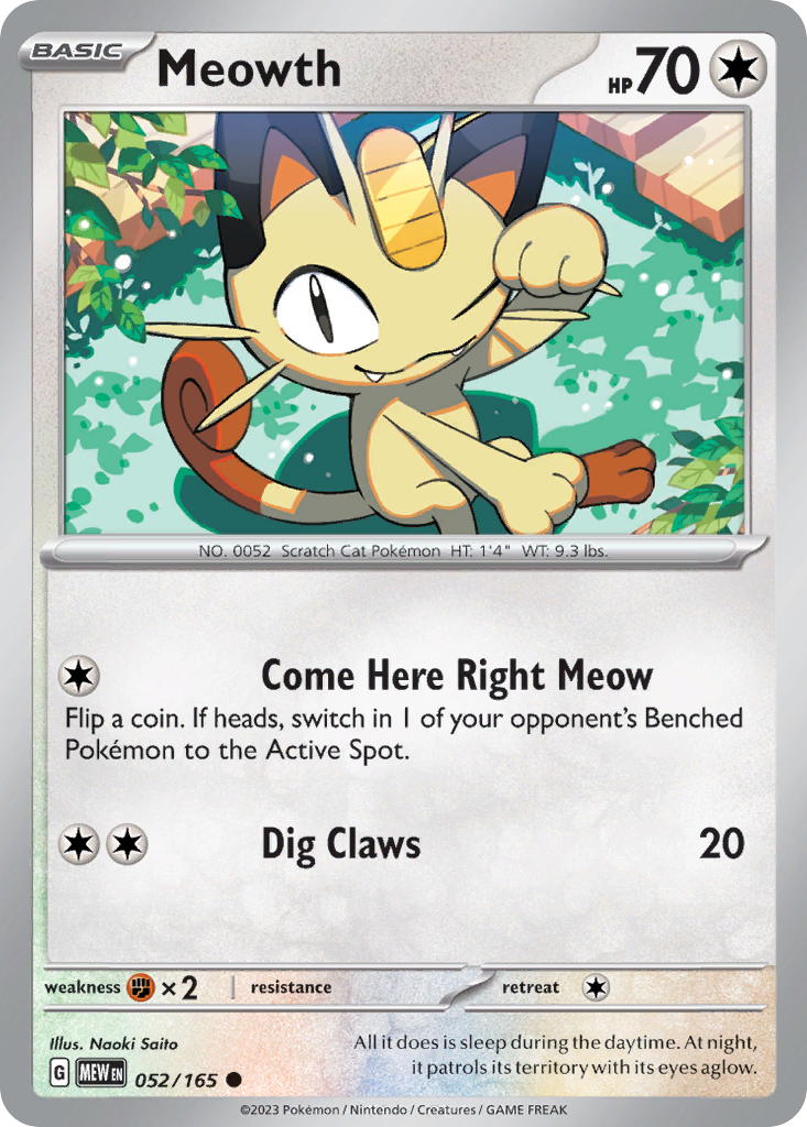 Meowth (052/165)